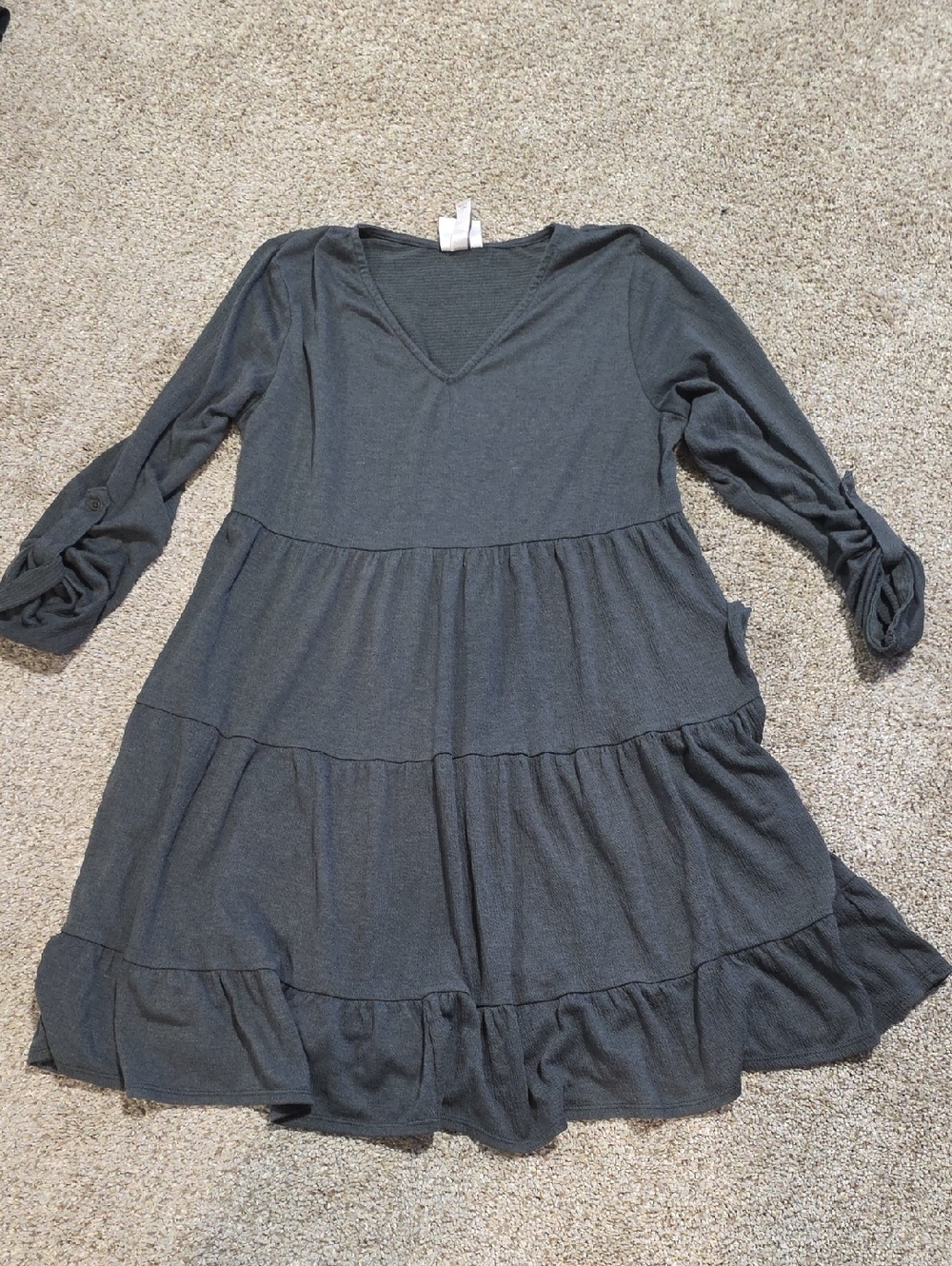 Knox Rose Charcoal Gray Women's Dress